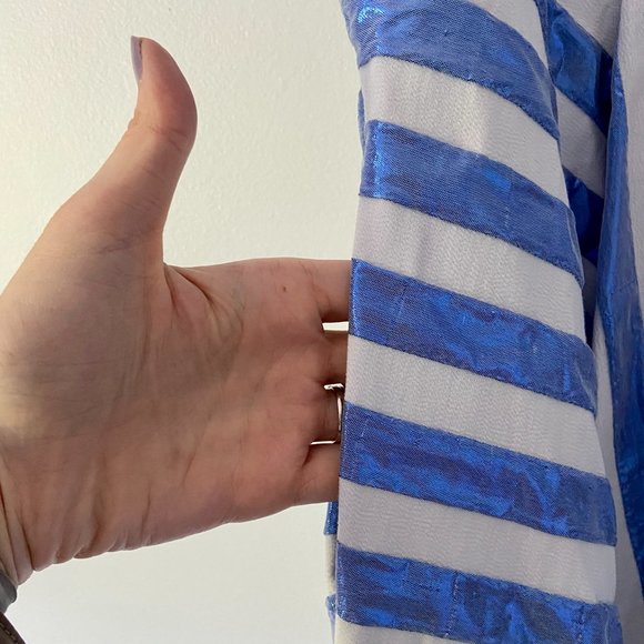 Closet London Iridescent Mermaid Stripe Dress - Picture 14 of 17